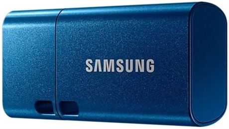 Samsung Cl  USB-C bleu, 256 Go, USB 3.1, transfert jusqu'  400 Mo/s