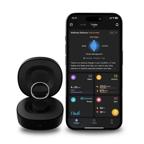 RingConn Gen 2 Ultra-Thin Ring (Size 11) Royal Gold