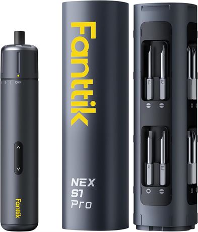 Tournevis électrique Fanttik NEX S1 Pro kit 16 embouts LED 2000mAh