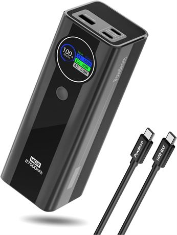 140W 27000mAh Power Bank Laptop Charger with Fast USB-C PD3.1 Output