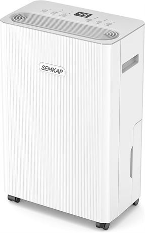 SEMKAP 32-Pint Dehumidifier for 2500 Sq Ft Basement, Low Noise