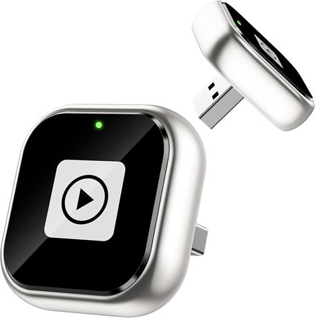 ENOMIR Wireless CarPlay Adapter, Fast Auto Connect, Plug & Play, USB Mini