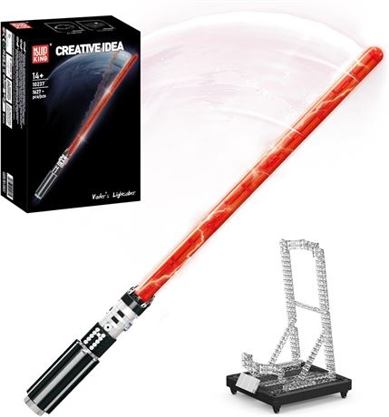 Mould King 10237 Sabre laser DEL de Vador,  p es et bande lumineuse