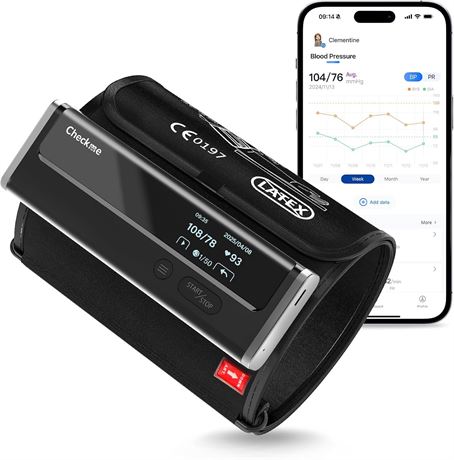 Checkme BP2 WiFi BP Monitor with ECG, Bluetooth cuff 22-42 cm