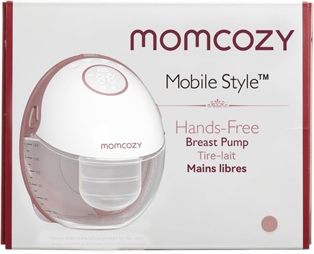 Tire-Lait Mains Libres Momcozy M6 DoubleFit (Rose)