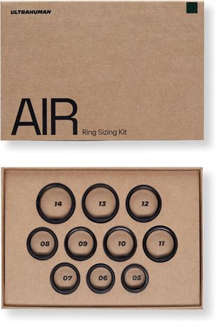 ULTRAHUMAN Ring AIR Sizing Kit | Sizes 5-14 | Sizing Guide for Smart Ring