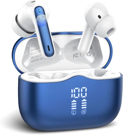 Buwy A97 Pro Wireless Earbuds Bluetooth 5.4, ENC Noise Cancel, LED Display