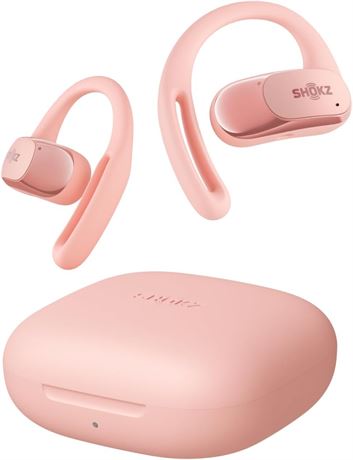 SHOKZ OpenFit Air Open-Ear True Wireless Earbuds Water Resistant Mic Pink