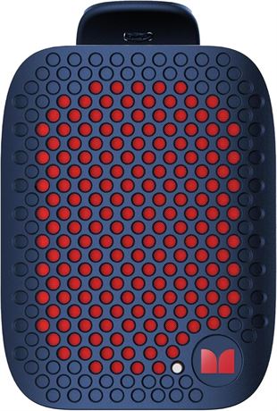 Monster Blaster Micro Wearable Bluetooth Speaker, Clip-on, IPX7, Blue