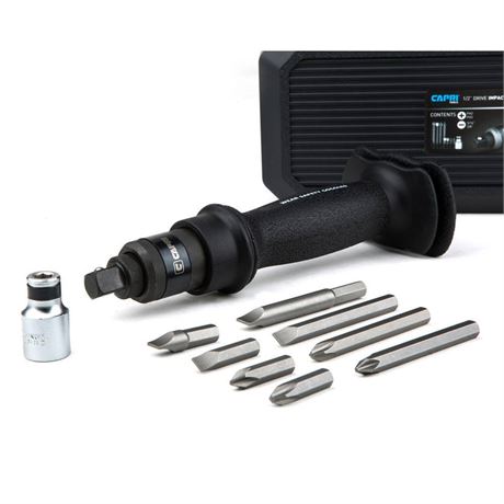 1/2 in. Drive Impact Screwdriver Set (10-Piece)