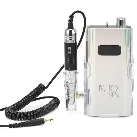 TONES Manicure Nail Drill Machine - 35,000 RPM Portable Filing System