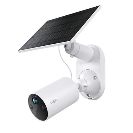 TP-Link Tapo Solar Camera Kit 2K Wireless Battery w/Solar Panel