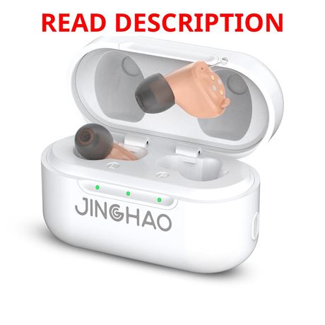 JINGHAO Aide auditive pour seniors et adultes avec étui de chargement