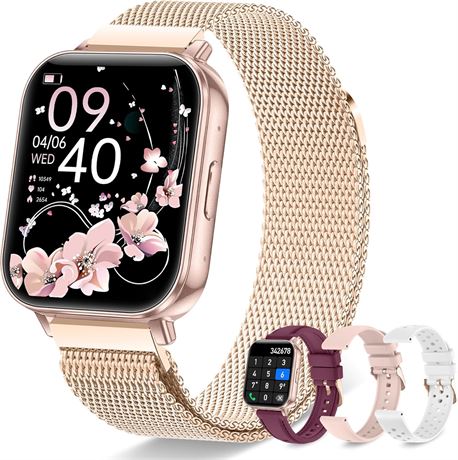 Montre connect e femme   appels,  cran 4,7 cm, 120+ modes, sommeil, IA