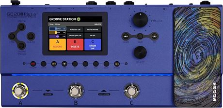 MOOER GE200 Plus Li Guitar Multi-Effects Processor, Rechargeable Battery