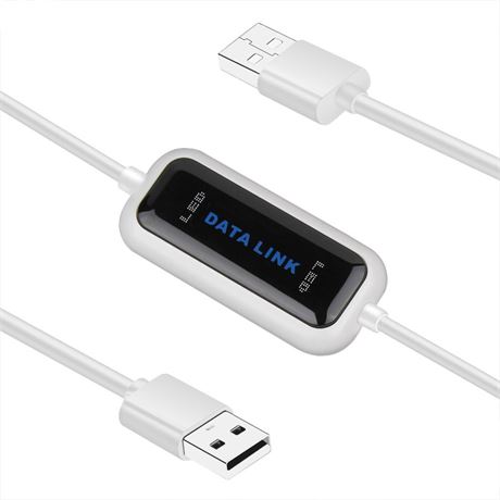 Soke-Six USB 2.0 High Speed PC Data Transfer Cable, Link Between 2 Computers