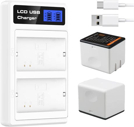 Batteries Arlo Ultra/Pro 3/Pro 4 4800 mAh + chargeur double