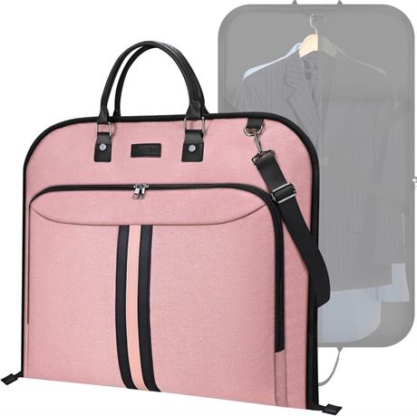 BALEINE Foldable Garment Bags for Travel, 42" Premium Suit Bags, Carry-On