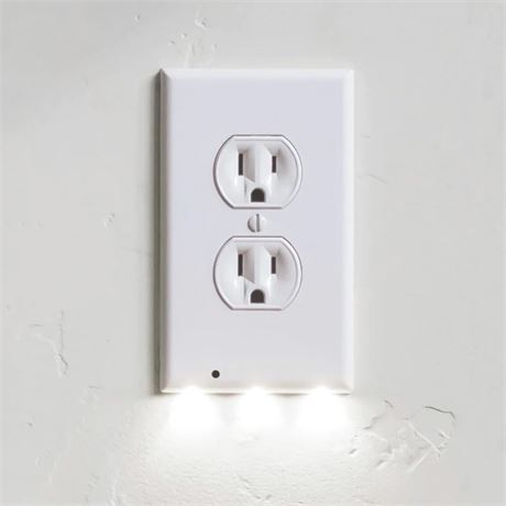1-Pack Wall Plate Night Light - Hello Light LED Night Lights - Auto On/Off