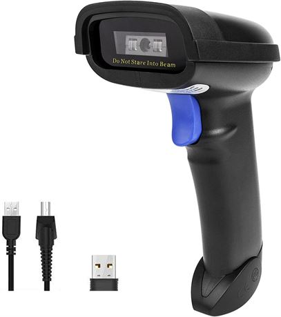 NETUM Bluetooth Barcode Scanner 2.4G Wireless USB Wired CCD Reader Windows Mac