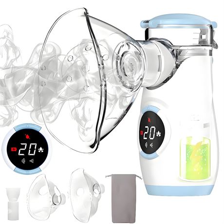 Nébuliseur Portable Mesh Nettoyage Auto LED Adulte Enfant
