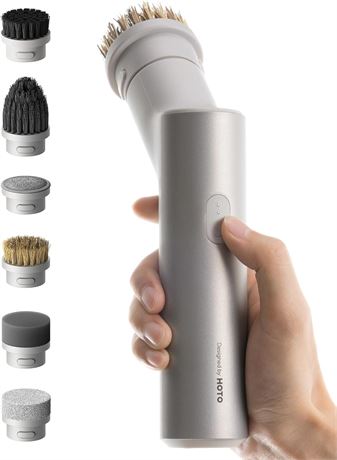 HOTO Electric Spin Scrubber IPX7 Waterproof Cordless Cleaning Brush 9 Heads