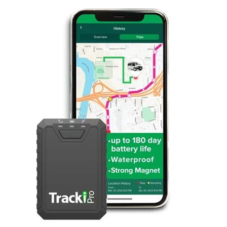 Tracki Pro 4G GPS Car Tracker Waterproof Long Life