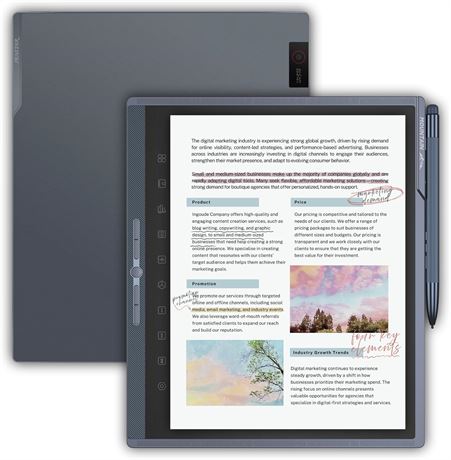 Penstar eNote Pro   Color E-Ink Tablet, 10.3" Touchscreen, 128GB, B6 Stylus
