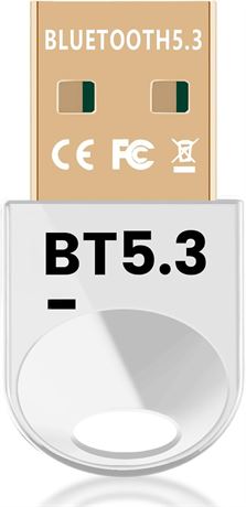 Adaptateur Bluetooth 5.3 USB PC, Clavier Souris Casque, Windows Plug&Play