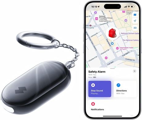 SwitchBot Alarme de s curit  personnelle 130 dB, Find My, sir ne forte