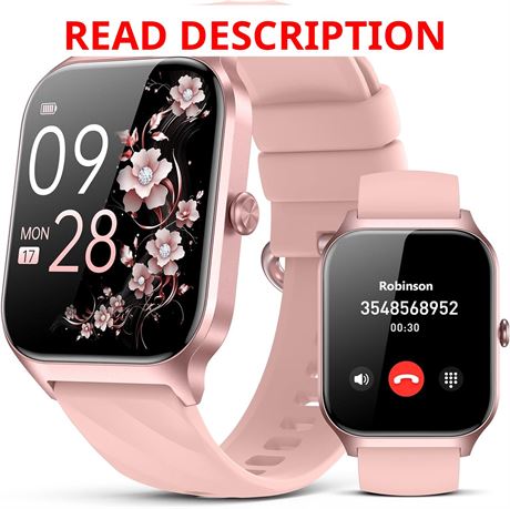 Smart Watch for Women & Men - Call, Fitness Tracker, 120+ Sports, 1.83