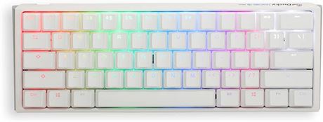 Ducky ONE 3 Clavier m canique RGB, MX Brown, 61 touches, blanc