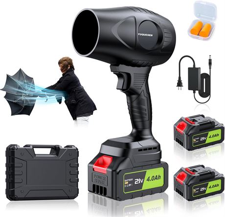 Cordless Leaf Blower for Yard Garage Garden Cleaning