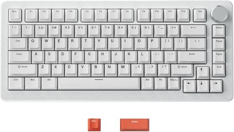 DrunkDeer A75 Pro Rapid Trigger 75% Gaming Keyboard White