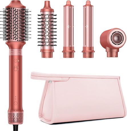 S che-cheveux et brosse coiffante 5 en 1 - Brosse   air chaud haute vitesse