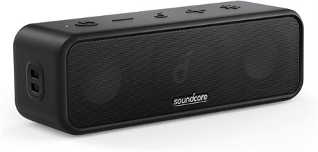 Soundcore 3 par Anker Haut-parleur Bluetooth, 24H de lecture, étanchéité IPX7