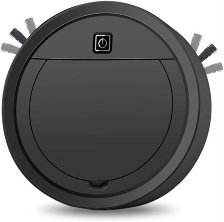 Aspirateur Laveur 2-en-1 1200Pa Silencieux Noir