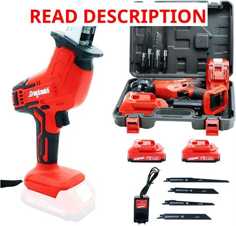 DOGTOOTH Cordless Reciprocating Saw Kit 21V, 3.0Ah, 4 Blades, 3000 RPM