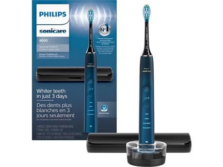 Philips Sonicare DiamondClean 9000 Rechargeable Toothbrush Blue/Black Hx9911/92
