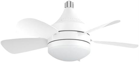 Ventilateur E26 45.7cm, plafond, 3 vitesses, blanc