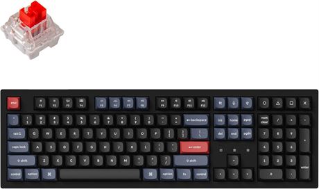 Keychron K10 Pro Wireless Mechanical Keyboard Full-Size QMK VIA Hot-Swap Red