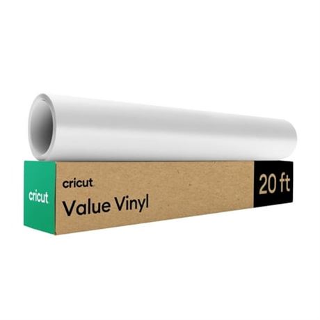 Cricut Permanent Vinyl Roll 12in x 20ft White