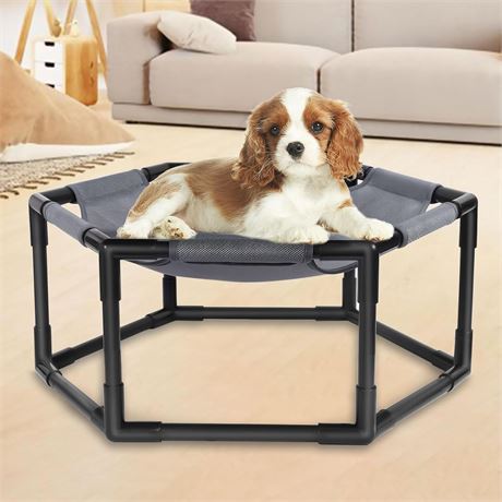 Lit pour animaux chat/chien toile respirante hamac portable - Gris