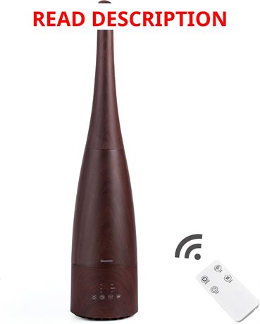 Elecameier Cool Mist Humidifier 2.3L with Remote Quiet 25dB Auto Shutoff
