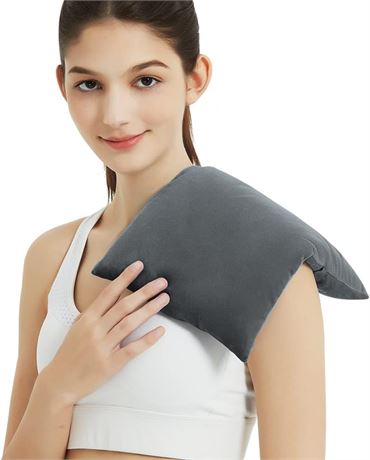 Microwavable Heating Pad with Washable Cover 8x12 for Neck and Shoulders