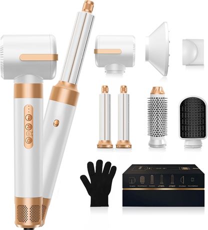 Hair Dryer Volumizing Brush, Ceramic Nylon Bristles, Cool Shot Button
