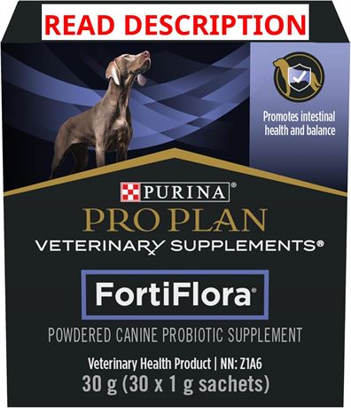 Probiotiques Chien Purina Fortiflora 30 Sachets 30g