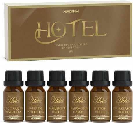 Hotel Diffuser Oil Set, Scent Oils for Diffuser, Ritz-Carlton Inspired