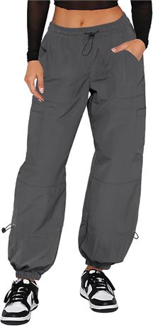 Pantalon Cargo Bellcoco Parachute Pants Femme Poches