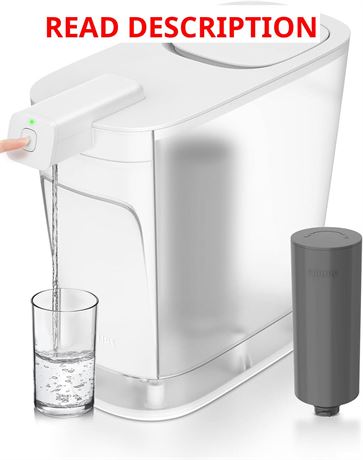PHILIPS 20 Cup Water Filter Pitcher with Pro Filter ADD5913